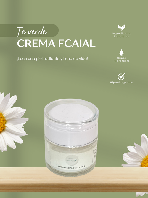 Crema Facial de te verde