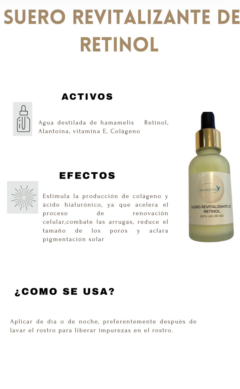 Suero Revitalizante de Retinol